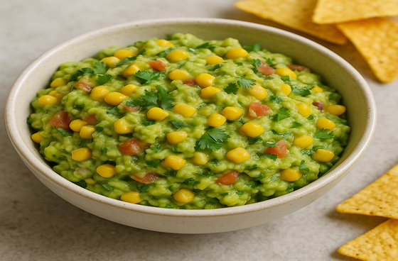 Guacamole with corn
